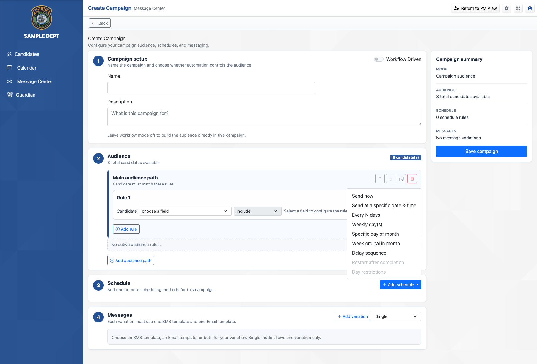 All-Star Recruiter Campaign Builder